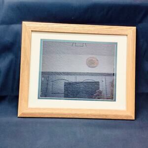 Large Wood Picture Frame w Padding